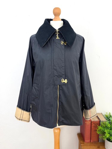 Barbour navy drummond wax - barbour,