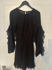 Ladies Black Sparkly Playsuit