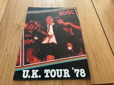 AC/DC - UK TOUR PROGRAM 1978