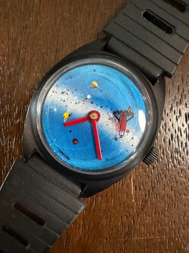 Vintage 1980s astronaut watch - vintage,