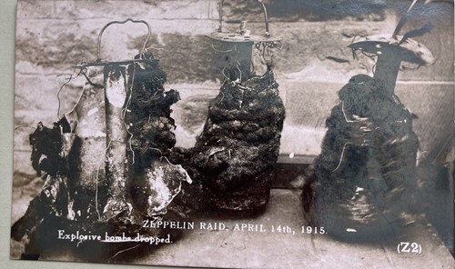 Ww1 zeppelin photo postcard - zeppelin,