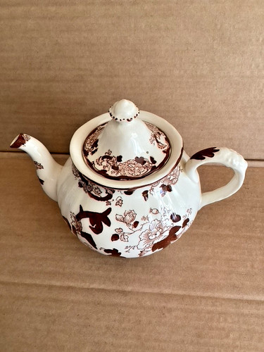 Masons pottery brown velvet - pottery,