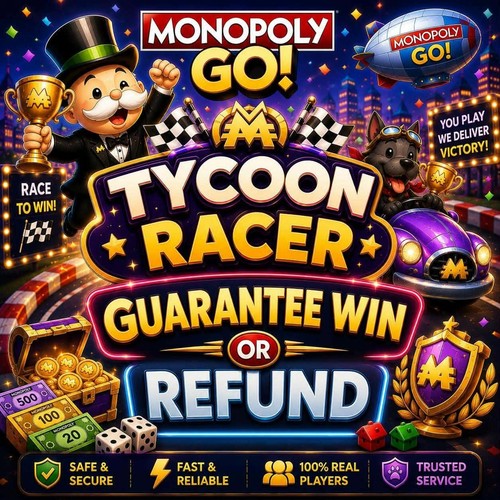 Monopo tycoon racers - go,