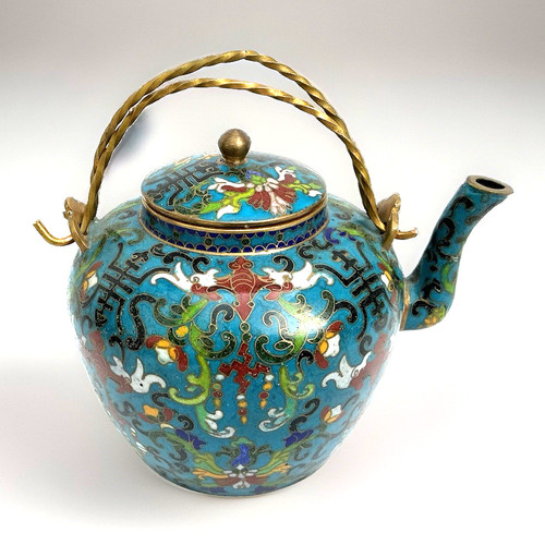 Antique chinese qing cloisonne - antique,