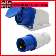 16 Amp 3 Pin Socket And Plug