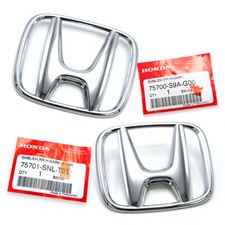 Set Front+Rear Logo Emblem "H"