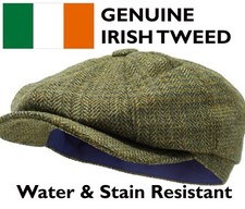 GENUINE IRISH TWEED Baker Boy or Newsboy Cap - choice of 3 sizes - Fast Dispatch