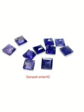 NATURAL IOLITE FACETED SQUARE