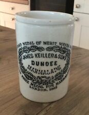 Vintage Keillers 1lb Dundee Marmalade Pot 115x78mm Exceptionally Good Condition