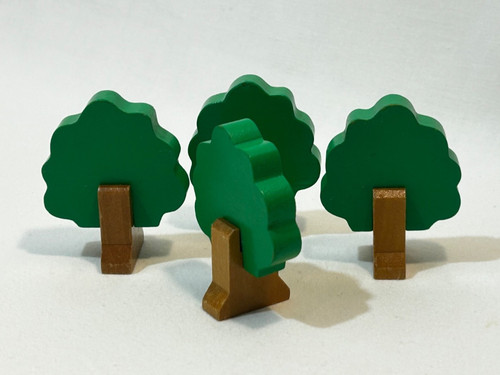 Wooden train track accessories - wooden,