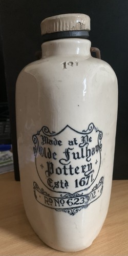 Fulham pottery ceramic bed - pottery,