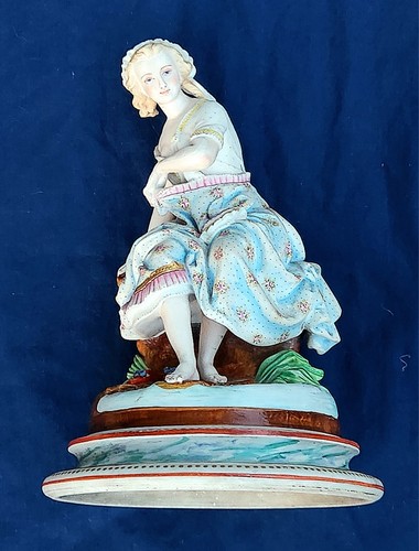 Antique bisque porcelain - bisque,
