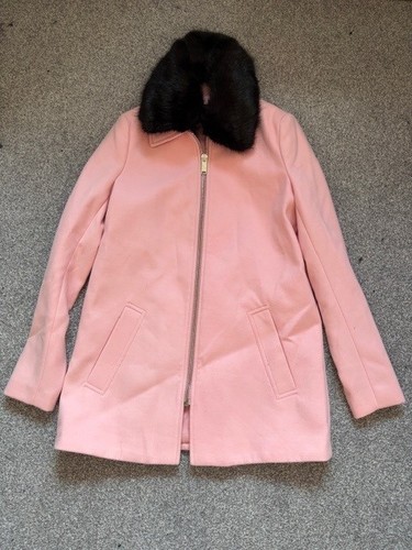 River island pink swing coat - river,
