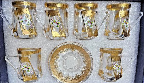 Turkish kahwa tea set - turkish, of