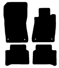 Tailored For Mercedes E Class W211 Sport 02-09 Black Basic Car Mat Autostyle