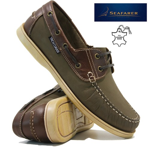 Mens leather lace walking - lace, up