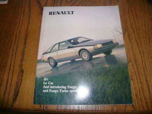 1982 amc renault 18i fuego - amc,