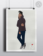 THE WEEKND -  Minimalist Poster Art  Minimal Wall Abel XO by Posteritty Deisgn