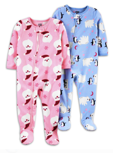 Baby girl christmas fleece - girl,