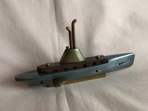 Ww2 trench art model submarine - trench,