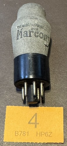 Marconi d63 valve tube - marconi,