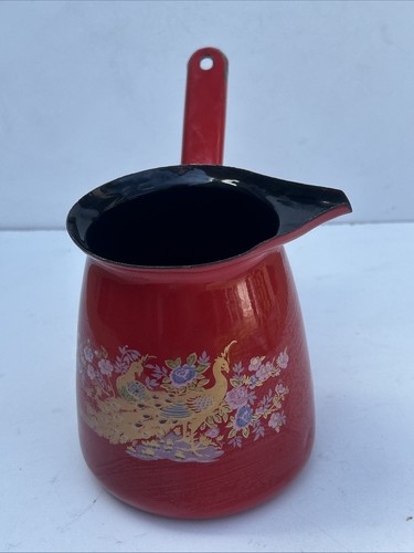 Turkish enamelware coffee pot - turkish,