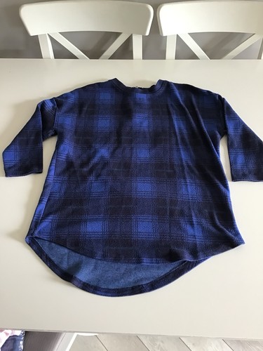 Navy check print - check,