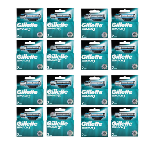 Count gillette mach3 razor - 32,