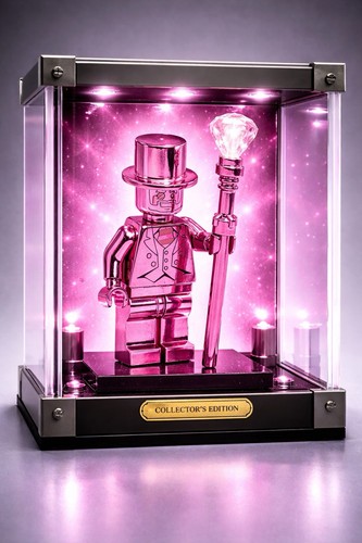 Lego chrome plated gold - plated, mr