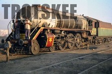 35mm Slide INDIAN Railways Steam Loco 7484 WP c1970s Original