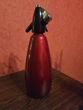 Vintage 1970s BOC Sparklets Soda Syphon Red Made In Uk Canister