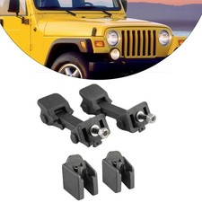 Pair Front Hood Latch Catch