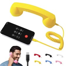 Type-C Phone Handset Cell Phone Receiver Handset Phone Landline Handle Receiver