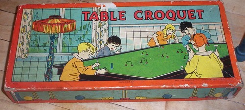 Milton bradley table croquet - milton,