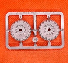 Warhammer 40k Space Marine Gorkamorka Ork Wheel Bit 1997 Games Workshop 23mm