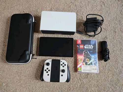 Nintendo switch oled - switch, white