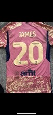 Dan James Match Worn Unwashed Shirt Leeds United V Preston