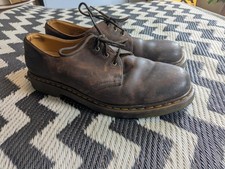 Dr. Martens Men's Gaucho 1461 3-Eye Oxford Shoes. UK Size 11. Brown 