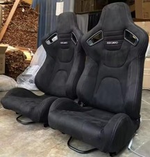 Pair suede alcantara reclining - pair,