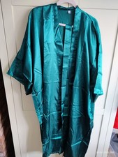 BN w/o tags Ladies Satin effect Jade Green Dressing Gown - size 3XL