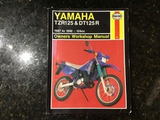 YAMAHA TZR125 1987 to 1992 & DT125R 1988 to 1992 SERVICE REPAIR MANUAL BY HAYNES