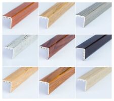 STAIR NOSING EDGE UPVC WOOD EFFECT  -TRIM- EDGING NOSING 30 x 30mm - 900 mm