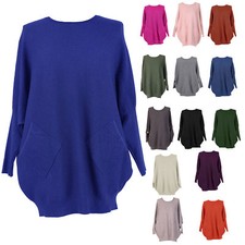 Ladies Italian Knitted Batwing