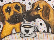 RHODESIAN RIDGEBACK Coffee dog