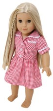 FRILLY LILY RED CHECKED SUMMER
