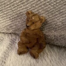 Small Barney Teddy Bear Ornament - Regency Fine Arts 4.5cm