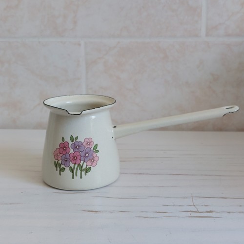 Vintage enamel turkish coffee - turkish,