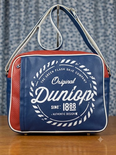 Retro dunlop messenger bag - retro,
