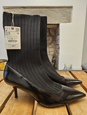 BNWT Zara Sock Boots Kitten
