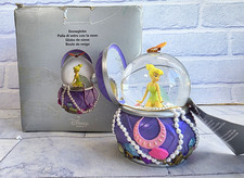 Tinkerbell Snow Globe Disney Store Vintage In Box